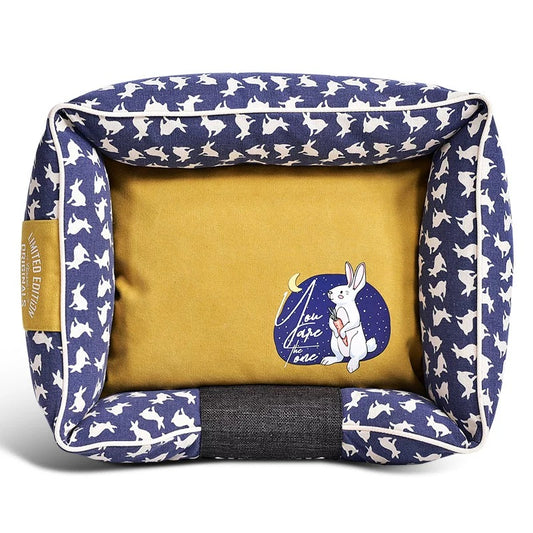 BunnyMoon Pet Bed (Navy Blue Edition)