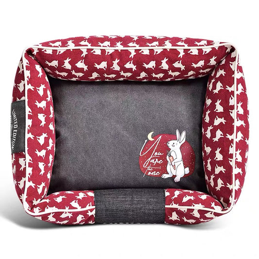 BunnyMoon Pet Bed (Red Edition)