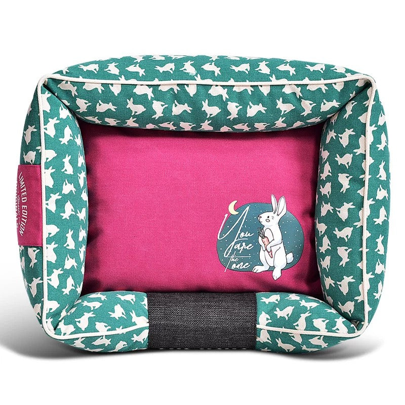 BunnyMoon Pet Bed (Teal Green Edition)